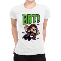 Bat Vamp Ladies Fitted T-shirt | Artistshot