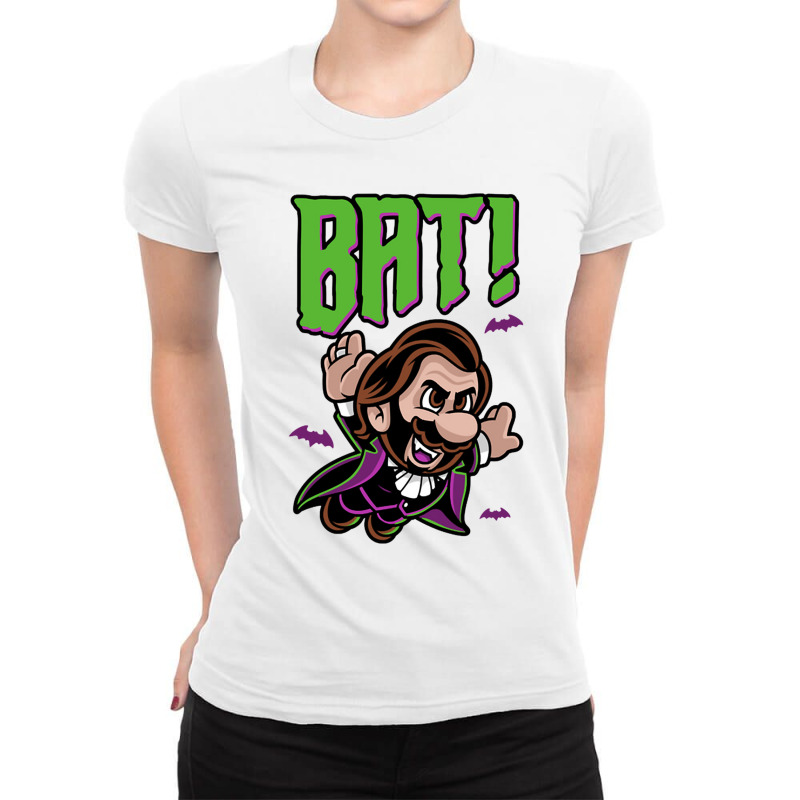 Bat Vamp Ladies Fitted T-Shirt by cm-arts | Artistshot