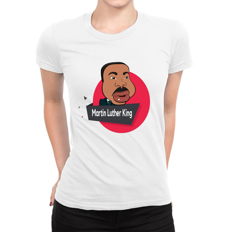 Martin Luther King Ladies Fitted T-Shirt by winand | Artistshot