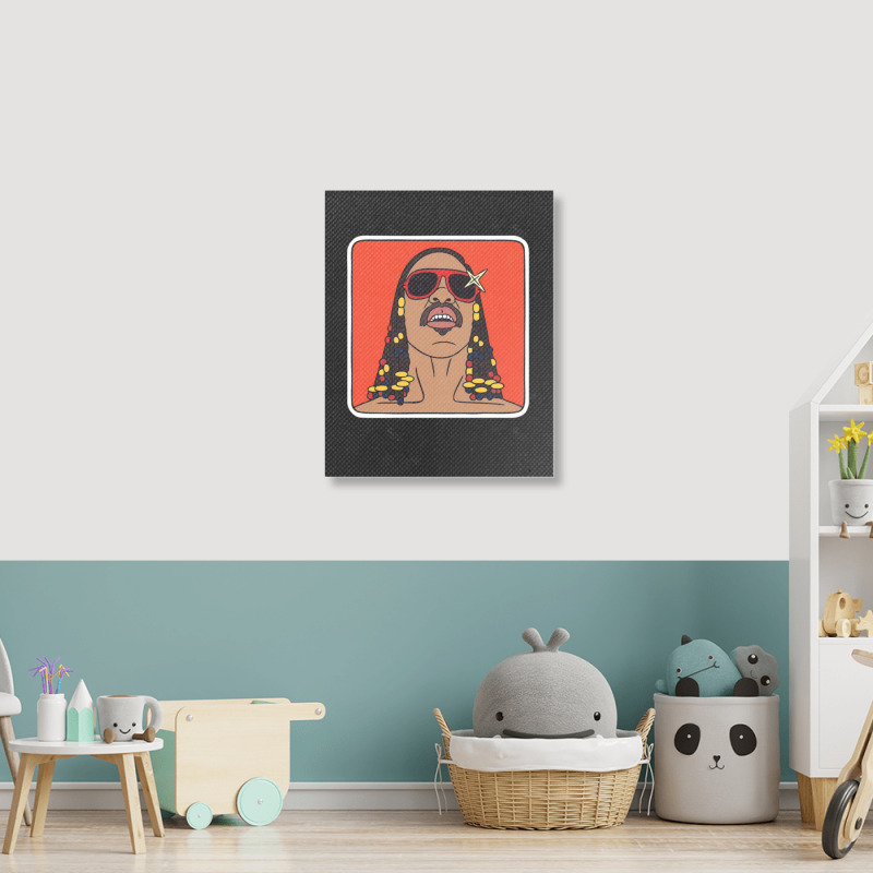 C:\users\dell\desktop\l2\chung 7\stevie Wonder Retro Wonder.png Portrait Canvas Print | Artistshot