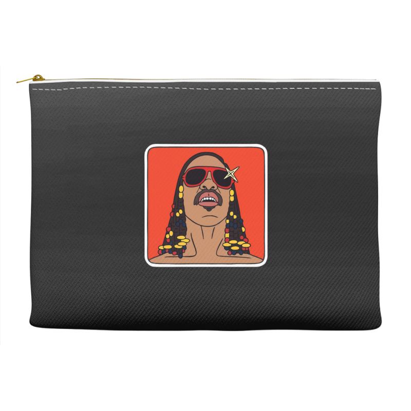 C:\users\dell\desktop\l2\chung 7\stevie Wonder Retro Wonder.png Accessory Pouches | Artistshot