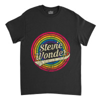 C:\users\dell\desktop\l2\chung 7\stevie Wonder Stevie Wonder - Retro R Classic T-shirt | Artistshot