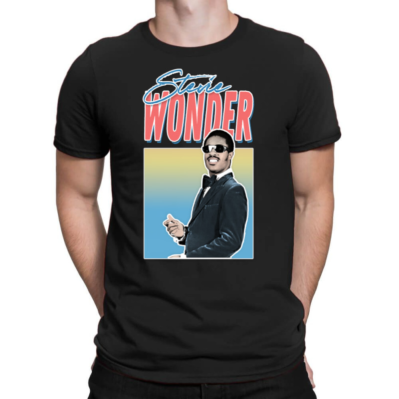 C:\users\dell\desktop\l2\chung 7\stevie Wonder Stevie Wonder _ Retro A T-shirt | Artistshot