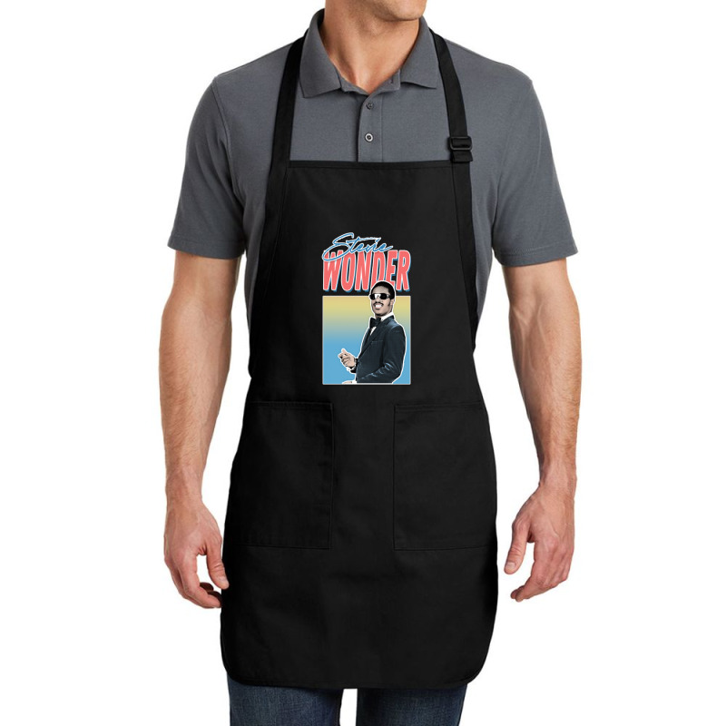 C:\users\dell\desktop\l2\chung 7\stevie Wonder Stevie Wonder _ Retro A Full-length Apron | Artistshot