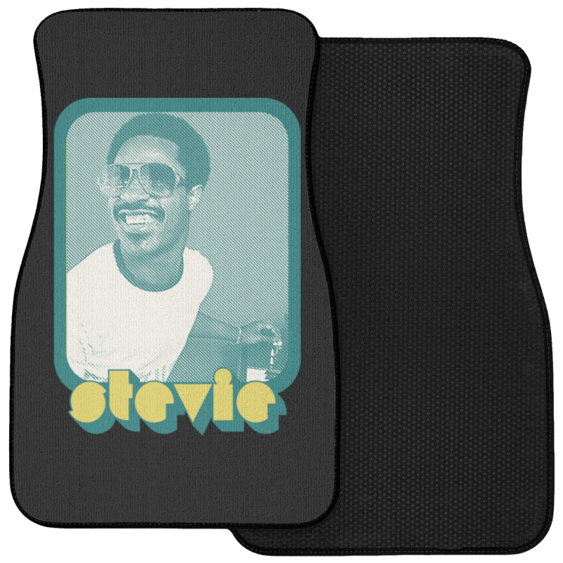 C:\users\dell\desktop\l2\chung 7\stevie Wonder Stevie Wonder ___ Retro Front Car Mat | Artistshot