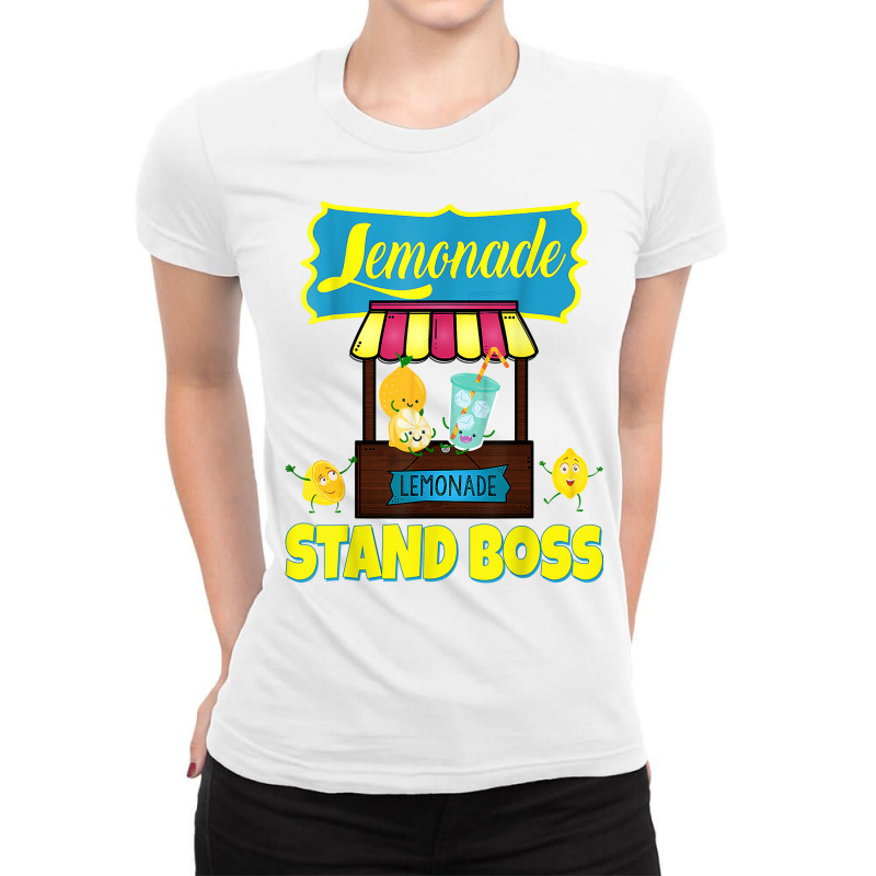 Funny Lemonade Crew Lemon Juice Ceo Lemonade Stand Boss T Shirt Ladies Fitted T-Shirt by cm-arts | Artistshot