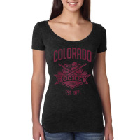 Distressed Retro Avalanche Party Tailgate Gameday Fan Gift Raglan Base Women's Triblend Scoop T-shirt | Artistshot