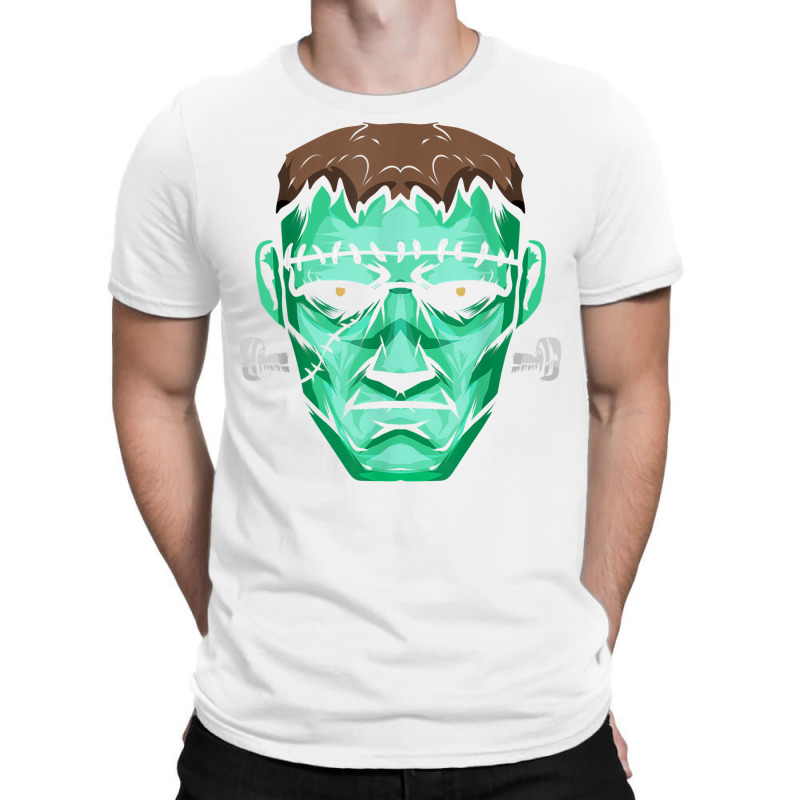 Green Frankenstein Monster Halloween T Shirt T-shirt | Artistshot