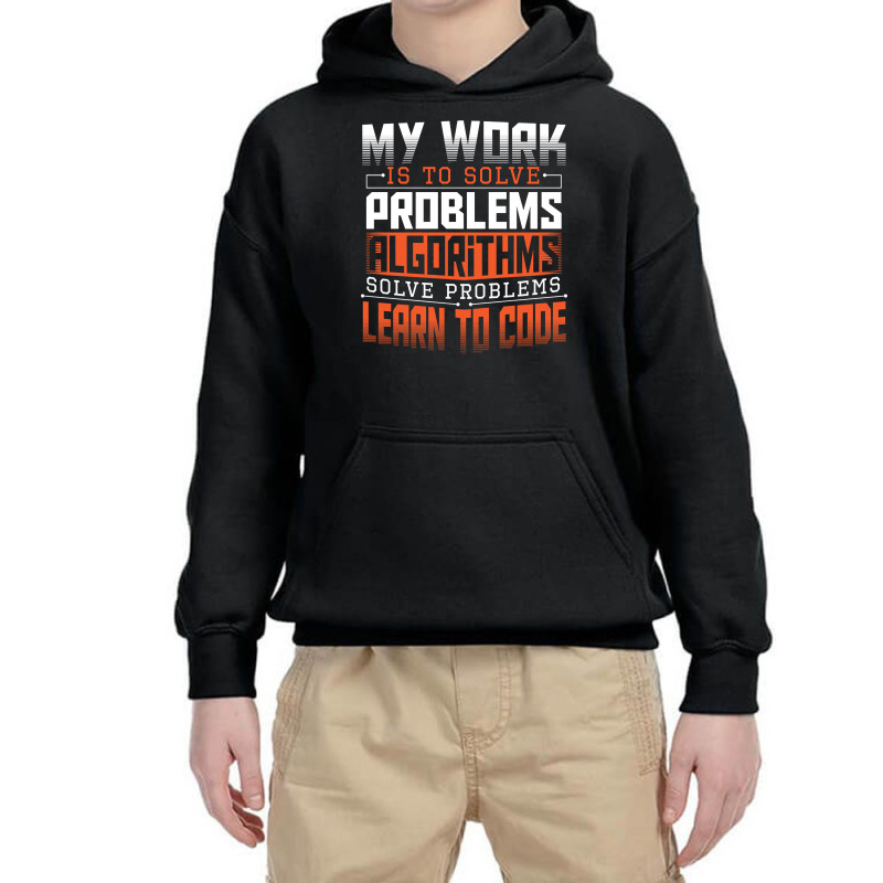 Algorithm Coding Programming Html Computer Engineer Hacker Youth Hoodie | Artistshot