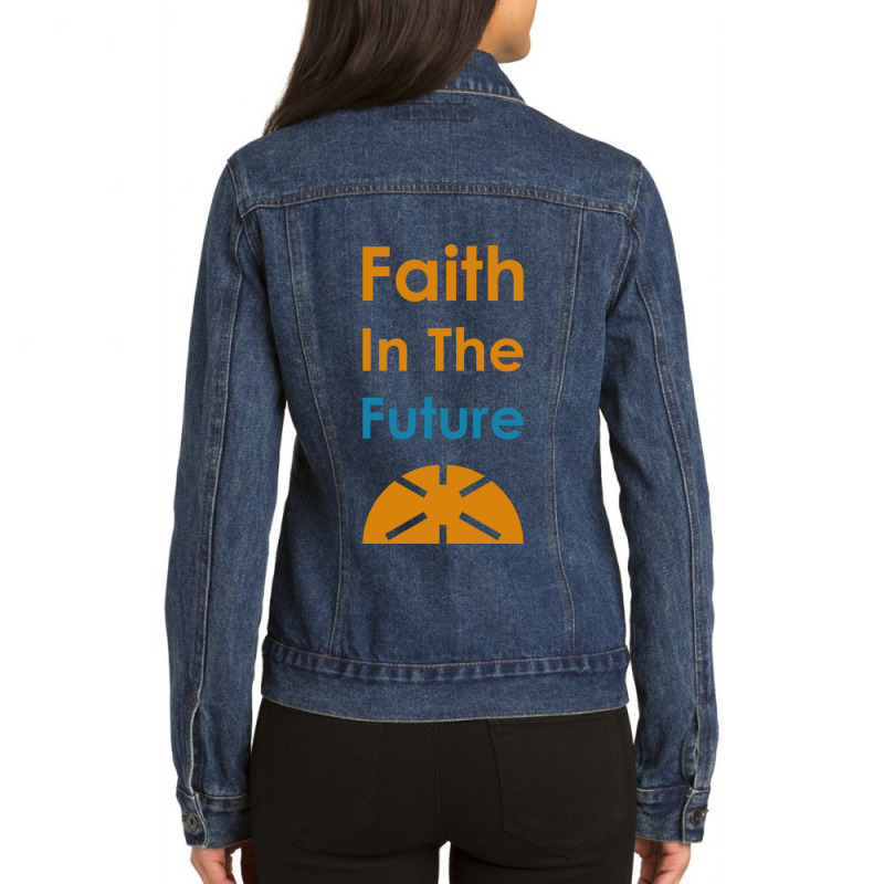 Faith In The Future  (1) Ladies Denim Jacket by DAVIDCROWDER | Artistshot