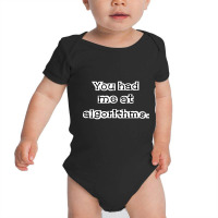 Algorithm Machine Learning Software Engineer Geek Funny Baby Bodysuit | Artistshot