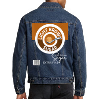 Bag Of Light Brown Sugar Extra Fine Couples Matching Costume Men Denim Jacket | Artistshot