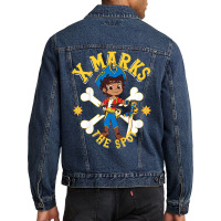 Kids Santiago Of The Seas X Marks The Spot Men Denim Jacket | Artistshot