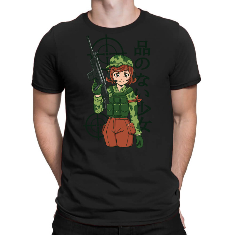 Anime Soldier Girl T-shirt | Artistshot