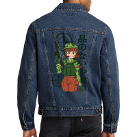 Anime Soldier Girl Men Denim Jacket | Artistshot