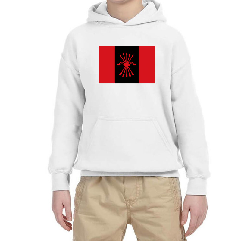 Falange Movement Flag Long Sleeve T Shirt Youth Hoodie by cm-arts | Artistshot