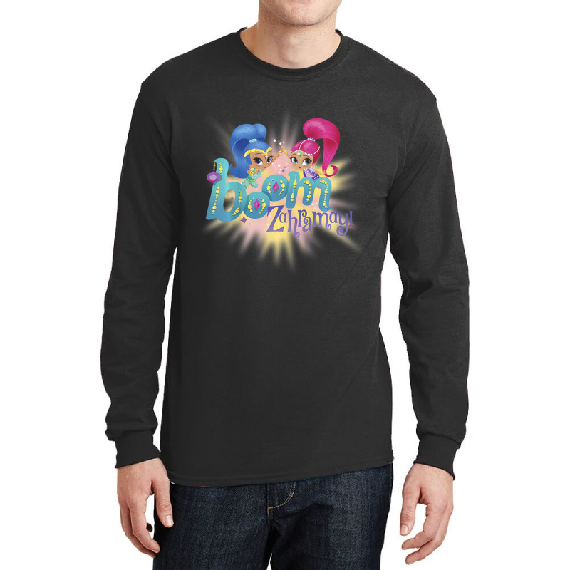 Kids Shimmer And Shine Boom Zahramay High Five Portrait Long Sleeve Shirts by cm-arts | Artistshot