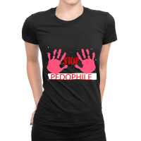 Pedophile Ladies Fitted T-shirt | Artistshot