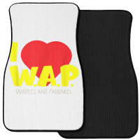 I (heart) W.a.p.   Song Parody   I Heart Pancakes & Waffles T Shirt Front Car Mat | Artistshot