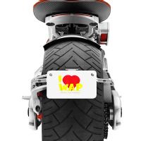 I (heart) W.a.p.   Song Parody   I Heart Pancakes & Waffles T Shirt Motorcycle License Plate | Artistshot