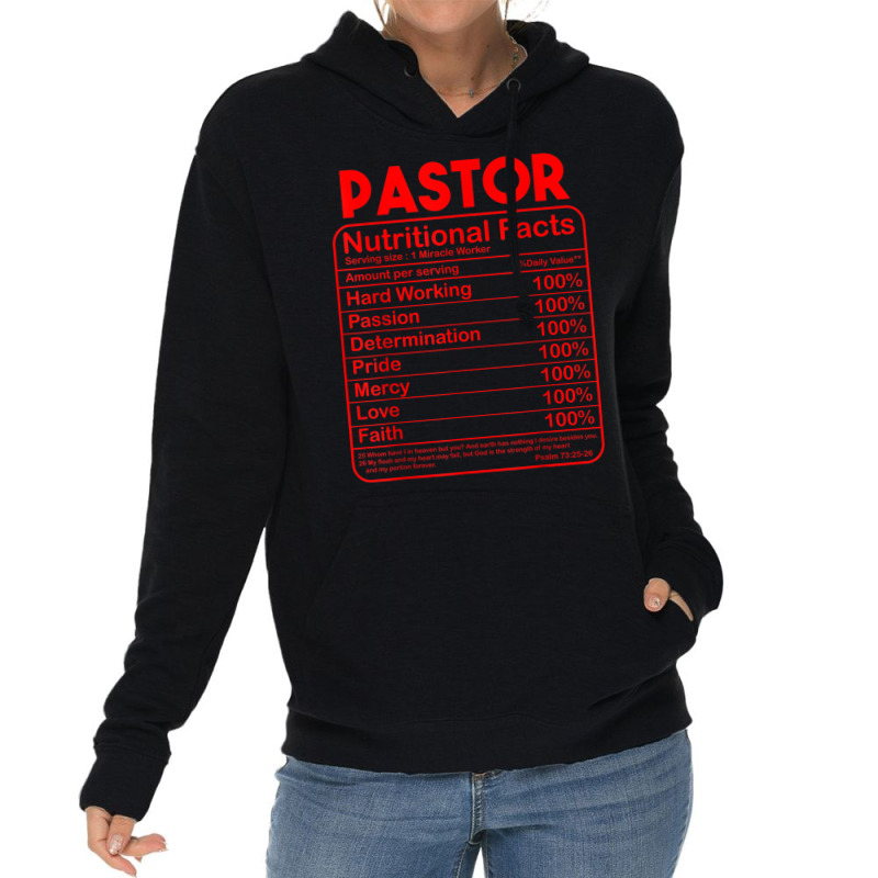 Funny Pastor Appreciation Gift For Men Women Cool Preacher T Shirt Lightweight Hoodie by cm-arts | Artistshot