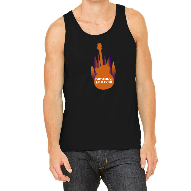 Guitar Strings Talk 1 Tank Top by DavidJones | Artistshot