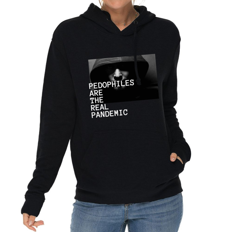 Pedophiles Are The Real Pandemic Classic Lightweight Hoodie by cm-arts | Artistshot