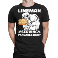 Lineman Serving Pancakes Daily Football Offensive Lineman T Shirt T-shirt | Artistshot