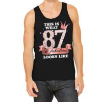 87 & Fabulous I Rose And Black Party Group Candid Photo Item Tank Top | Artistshot