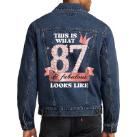 87 & Fabulous I Rose And Black Party Group Candid Photo Item Men Denim Jacket | Artistshot