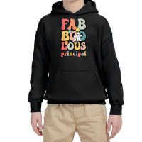 Fab Boo Lous Principal School Principal Groovy Halloween Youth Hoodie | Artistshot