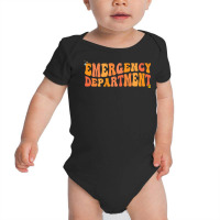 Groovy Emergency Nurse Ed Nurse Er Emergency Department Sweatshirt Baby Bodysuit | Artistshot