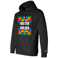 Master Builder Building Blocks Brick Builders Toys Gift T Shirt Champion Hoodie | Artistshot