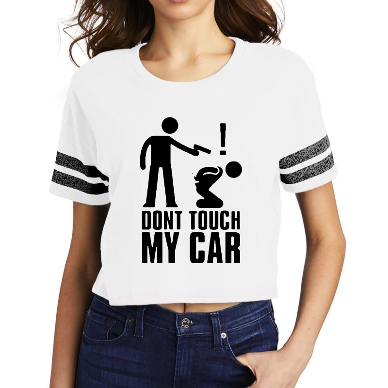 Youch Not Touch Scorecard Crop Tee by jonasmandy | Artistshot