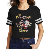 Ren And Stimpy Classic Show Title Scorecard Crop Tee | Artistshot