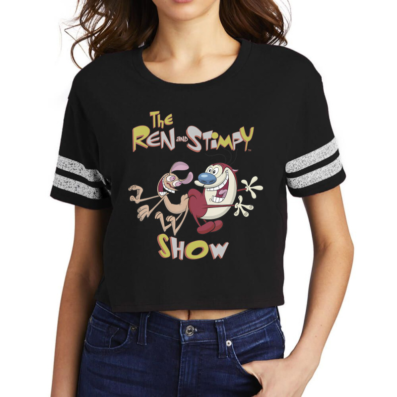 Ren And Stimpy Classic Show Title Scorecard Crop Tee by cm-arts | Artistshot