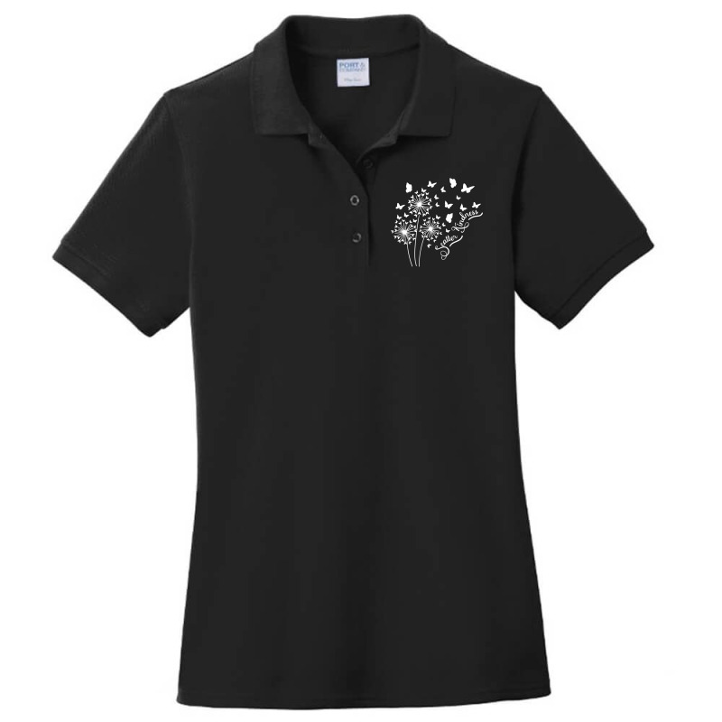 Dandelion Scatter Kindness & Be Kind Matching Family Gifts Pullover Ho Ladies Polo Shirt by cm-arts | Artistshot