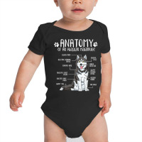 Funny Anatomy Alaskan Malamute Dog Lover T Shirt Baby Bodysuit | Artistshot