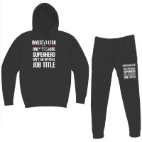 Gift For Superhero Investigator Hoodie & Jogger Set | Artistshot