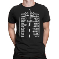 Phonetic Alphabet Pilot Airplane Aviation Vintage Gifts Men T Shirt T-shirt | Artistshot