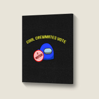 Cool Crewmates Vote Portrait Canvas Print | Artistshot