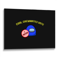 Cool Crewmates Vote Metal Print Horizontal | Artistshot