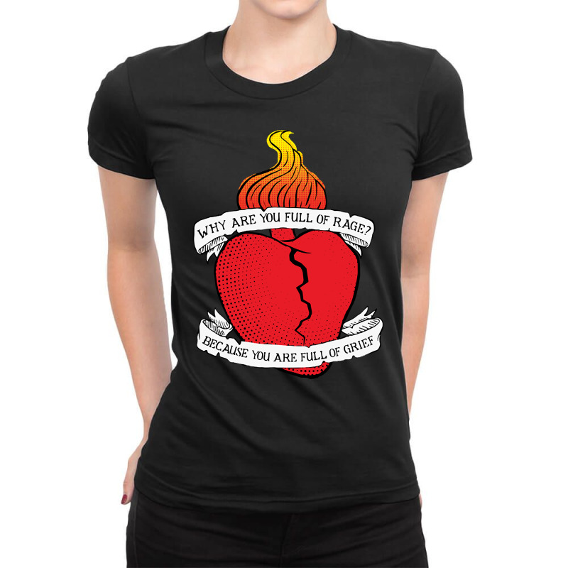 Full Of Grief Ladies Fitted T-Shirt by femalesbaubles | Artistshot