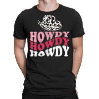 Howdy Cowgirl Rodeo Graphic Tees Dairy Cow Print T Shirt T-shirt | Artistshot