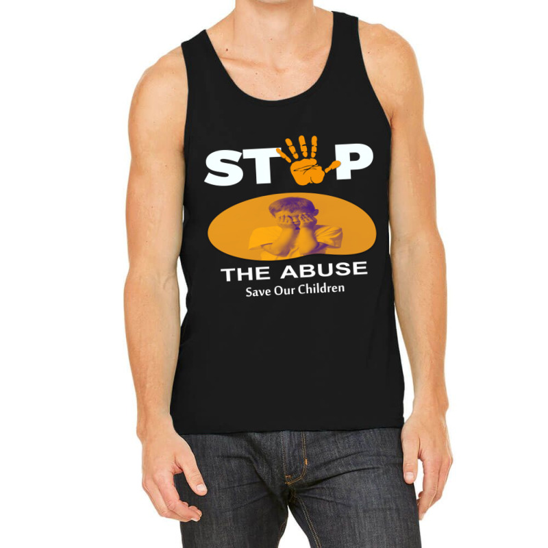 Stop The Abuse Tank Top by cm-arts | Artistshot