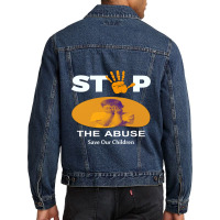 Stop The Abuse Men Denim Jacket | Artistshot