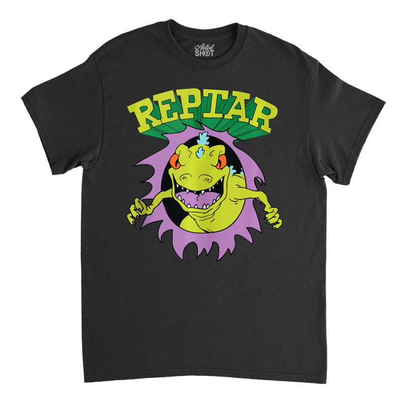 Reptar Attack Ripping Breaking Through Classic T-shirt by cm-arts | Artistshot