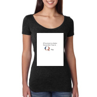 Trust In Q Plan Graphic Women's Triblend Scoop T-shirt | Artistshot