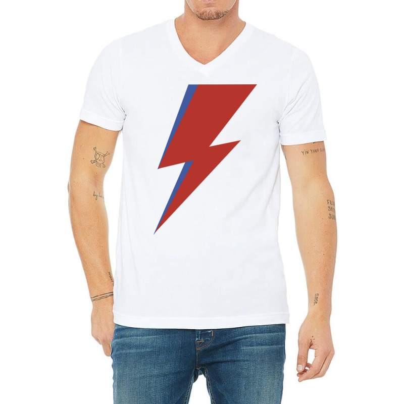 D.b. Lightning V-neck Tee | Artistshot