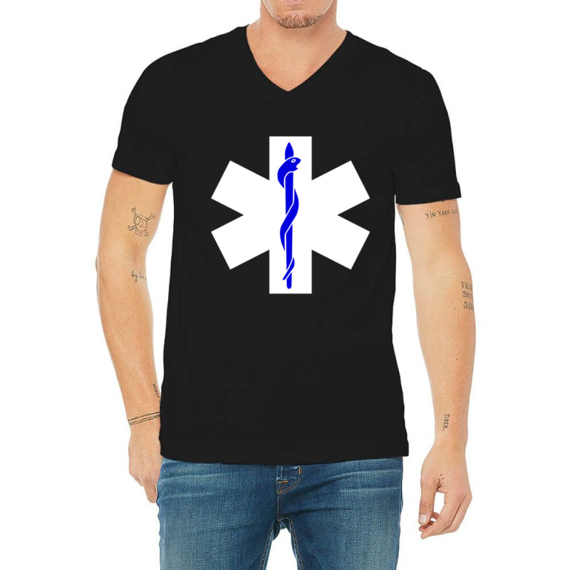 Emergency Medical Technician Emt Ems Men Women Paramedic Pullover Hood V-neck Tee | Artistshot